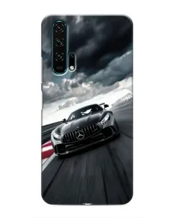 Чехол для Huawei Honor 20 Pro с картинкой «Гоночный Mercedes AMG»