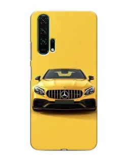 Чехол для Huawei Honor 20 Pro с картинкой «Желтый Mercedes GT»