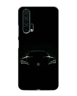 Чохол для Huawei Honor 20 Pro з картинкою «Mercedes — силует авто» Чохол для Huawei Honor 20 Pro з картинкою «Mercedes — силует авто»