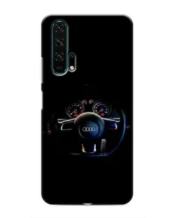 Чехол для Huawei Honor 20 Pro с картинкой «Салон Audi — руль»
