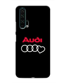 Чехол для Huawei Honor 20 Pro с картинкой «Логотип Audi Heart»