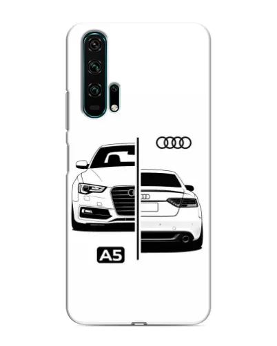 Чехол для Huawei Honor 20 Pro с картинкой «Audi — контрастный дизайн» Чехол для Huawei Honor 20 Pro с картинкой «Audi — контрастный дизайн»