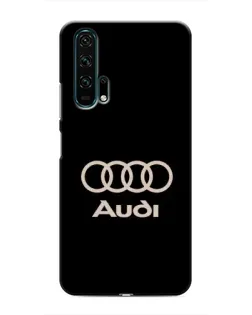Чехол для Huawei Honor 20 Pro с картинкой «Audi — золотой логотип»
