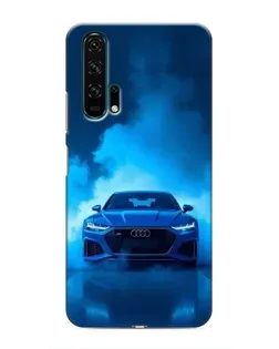 Чехол для Huawei Honor 20 Pro с картинкой «Audi — голубая энергия»