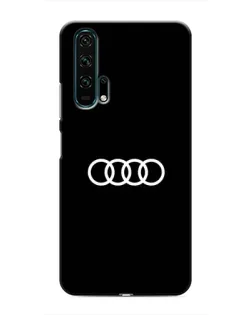 Чехол для Huawei Honor 20 Pro с картинкой «Audi White Logo»
