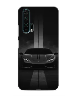 Чехол для Huawei Honor 20 Pro с картинкой «Lamborghini симметрия дорог»