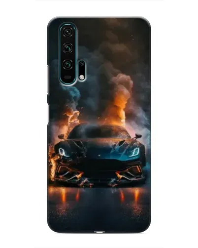 Чехол для Huawei Honor 20 Pro с картинкой «Lamborghini дымная эстетика»