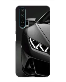 Чехол для Huawei Honor 20 Pro с картинкой «Lamborghini фары детализация»