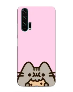 Чехол для Huawei Honor 20 Pro с картинкой «Pusheen и печенье»