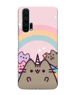 Чехол для Huawei Honor 20 Pro с картинкой «Единорог Pusheen»
