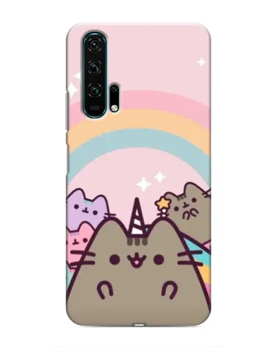 Чехол для Huawei Honor 20 Pro с картинкой «Единорог Pusheen»