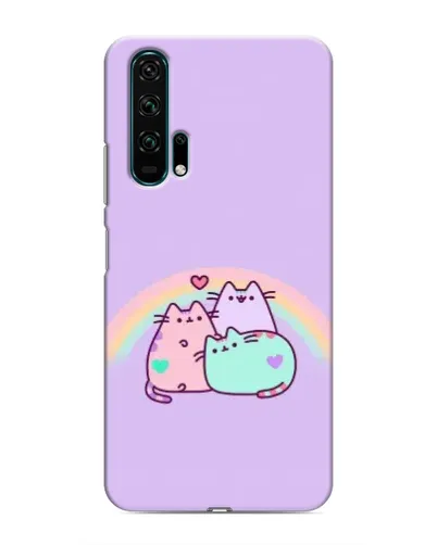 Чехол для Huawei Honor 20 Pro с картинкой «Радужные Пушины»