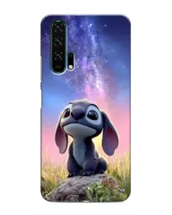 Чехол для Huawei Honor 20 Pro с картинкой «Стич на рассвете»