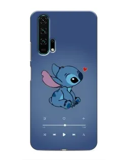Чехол для Huawei Honor 20 Pro с картинкой «Музыкальный Stitch»