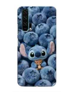 Чехол для Huawei Honor 20 Pro с картинкой «Стич и голубика»