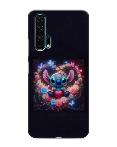 Чехол для Huawei Honor 20 Pro с картинкой «Stitch в цветах» Чехол для Huawei Honor 20 Pro с картинкой «Stitch в цветах»