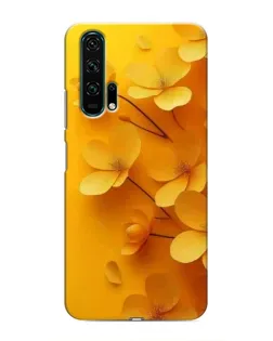 Чехол для Huawei Honor 20 Pro с картинкой «Золотые лепестки»