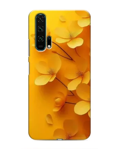 Чехол для Huawei Honor 20 Pro с картинкой «Золотые лепестки»
