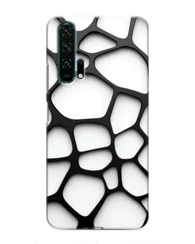 Чехол для Huawei Honor 20 Pro с картинкой «Белая объемная сетка» Чехол для Huawei Honor 20 Pro с картинкой «Белая объемная сетка»