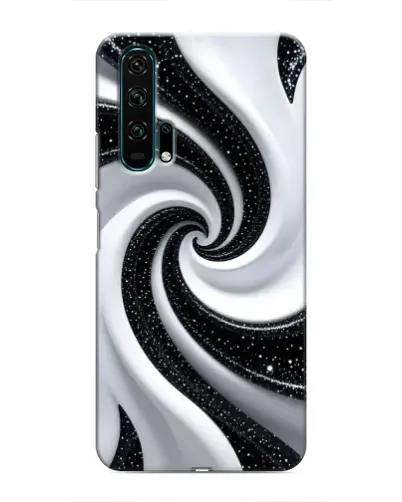 Чехол для Huawei Honor 20 Pro с картинкой «Черно-белая спираль» Чехол для Huawei Honor 20 Pro с картинкой «Черно-белая спираль»