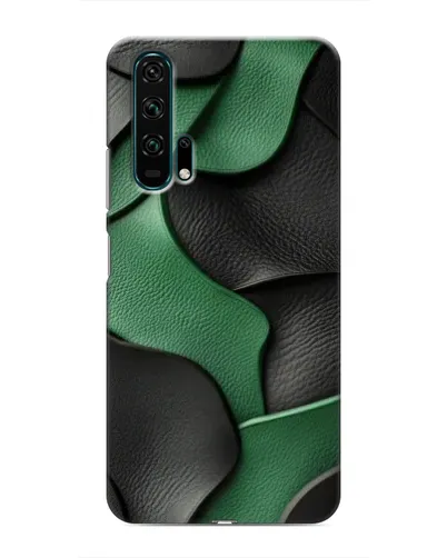 Чехол для Huawei Honor 20 Pro с картинкой «Зеленые кожаные волны» Чехол для Huawei Honor 20 Pro с картинкой «Зеленые кожаные волны»
