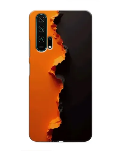 Чехол для Huawei Honor 20 Pro с картинкой «Оранжевый разлом» Чехол для Huawei Honor 20 Pro с картинкой «Оранжевый разлом»