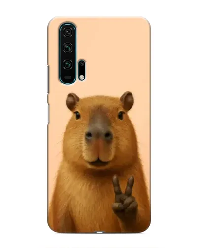 Чехол для Huawei Honor 20 Pro с картинкой «Капибара виктория»