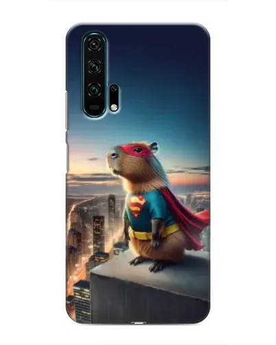 Чехол для Huawei Honor 20 Pro с картинкой «Капи-мен супергерой»