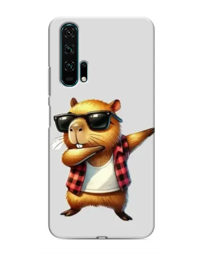 Чехол для Huawei Honor 20 Pro с картинкой «Капибара рэпер даб»
