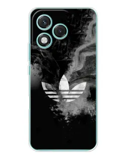 Чехол для Huawei Honor 400 Lite с картинкой «Абстрактный дым Adidas»