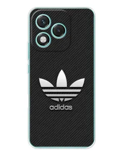 Чехол для Huawei Honor 400 Lite с картинкой «Adidas Карбоновая текстура»