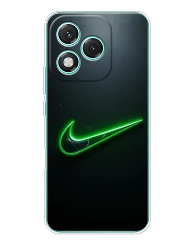 Чехол для Huawei Honor 400 Lite с картинкой «Неоновый контур Nike»