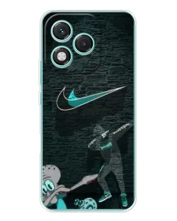 Чехол для Huawei Honor 400 Lite с картинкой «Спортивный арт Nike»