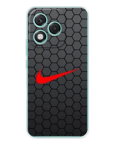 Чехол для Huawei Honor 400 Lite с картинкой «Nike — карбоновая сетка»