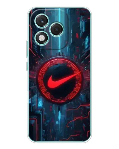 Чехол для Huawei Honor 400 Lite с картинкой «Техногенный стиль Nike»
