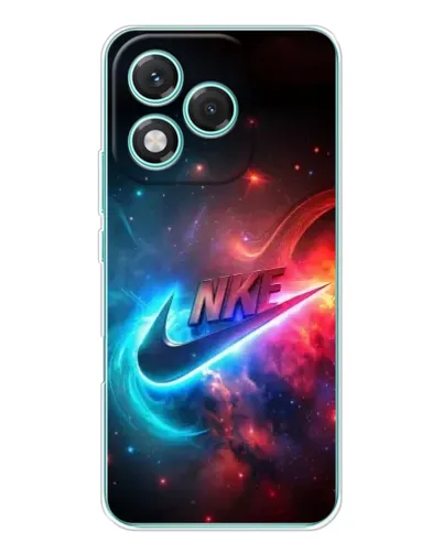 Чехол для Huawei Honor 400 Lite с картинкой «Огненный логотип Nike»