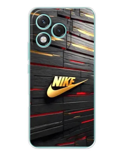 Чехол для Huawei Honor 400 Lite с картинкой «Золотой Nike на металле»