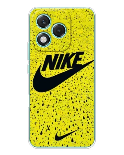 Чехол для Huawei Honor 400 Lite с картинкой «Желтый текстурный Nike»