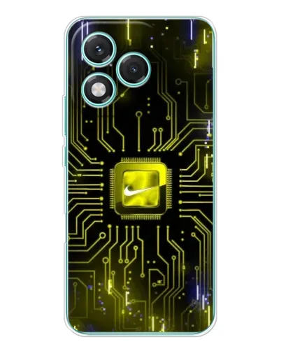 Чехол для Huawei Honor 400 Lite с картинкой «Nike — золотая искра»