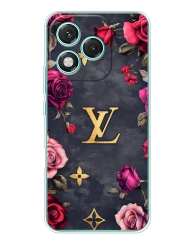 Чехол для Huawei Honor 400 Lite с картинкой «Цветочный Louis Vuitton»