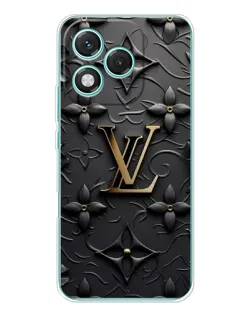 Чехол для Huawei Honor 400 Lite с картинкой «Кожаная текстура LV»