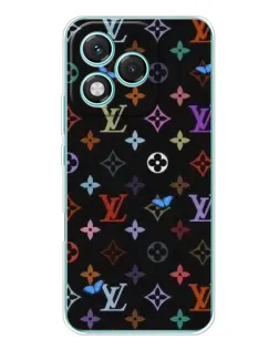 Чехол для Huawei Honor 400 Lite с картинкой «Цветная монограмма LV»
