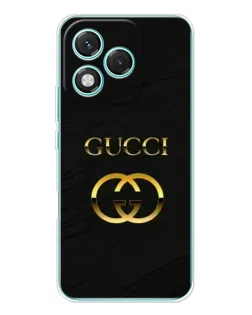 Чохол для Huawei Honor 400 Lite з картинкою «Золотий логотип Gucci»
