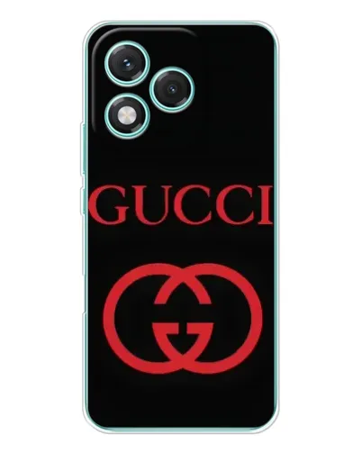 Чехол для Huawei Honor 400 Lite с картинкой «Gucci — красный логотип»