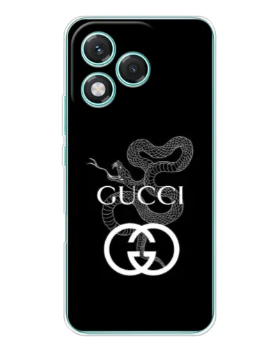 Чехол для Huawei Honor 400 Lite с картинкой «Gucci — серебряная змея»