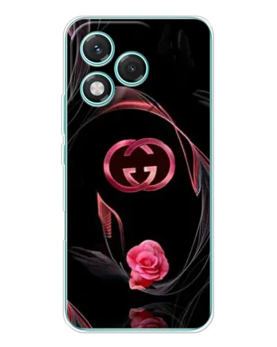Чехол для Huawei Honor 400 Lite с картинкой «Gucci — неоновая роза»
