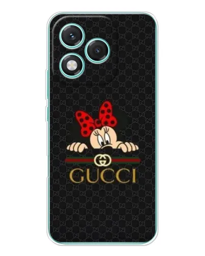 Чехол для Huawei Honor 400 Lite с картинкой «Минни Маус Gucci — черный»