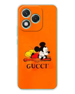 Чохол для Huawei Honor 400 Lite з картинкою «Міккі Маус Gucci — помаранч»