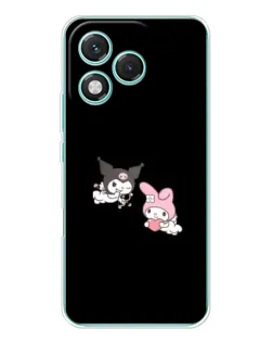 Чехол для Huawei Honor 400 Lite с картинкой «My Melody и Kuromi»
