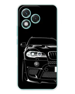 Чехол для Huawei Honor 400 Lite с картинкой «Темный силуэт BMW»